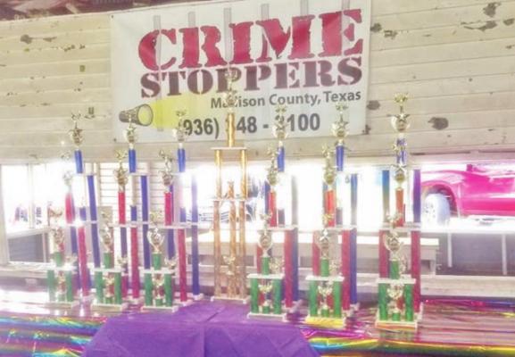 A look at the trophies given to the winners of this weekend’s ‘Blues Brews &amp; BBQ’ at the American Legion, which benefited Crimestoppers. COURTESY PHOTO