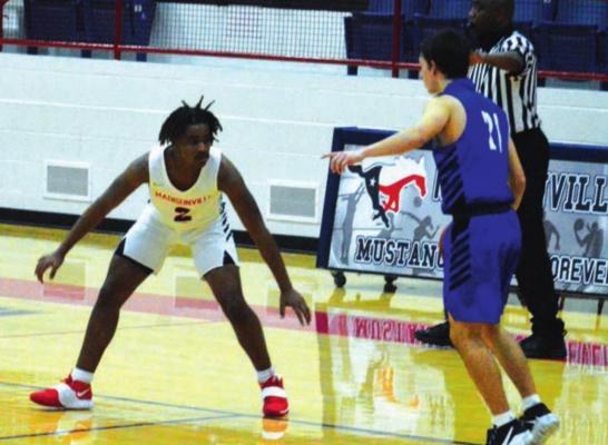 CAMPBELL ATKINS Xzavier Whaley defends his home court during the 2020 season.