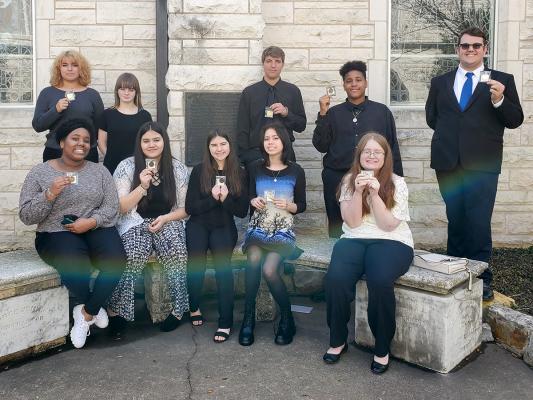Pictured are: (Front, left to right) Schyler Manning, Cecilia Vera, Jaydee Torres, Mayah Echin and Hannah Shadle, (Back, left to right) Morgan Castro, Carlene McCario, Avery Barker, Da’Byreious Jordan and Noah Doggett COURTESY PHOTOS