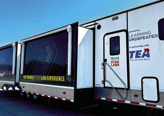 The Texas Mobile STEM Lab travels to Madisonville Junior High School Oct. 15 for a community demonstration. PHOTO COURTESY OF MADISONVILLE CISD