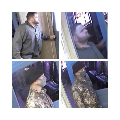 William Todd Downie (top) and unidentified suspect PHOTOS COURTESY OF MADISONVILLE POLICE DEPARTMENT