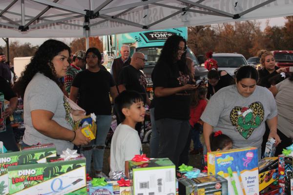 Santa’s Helpers Spread Joy