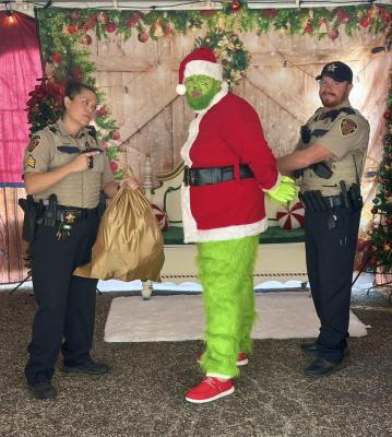 SHERIFF'S DEPUTIES NAB THE GRINCH