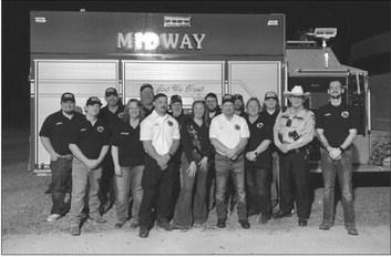 'Thank You' to everyone in attendance for supporting the Midway Volunteer Fire Department and our community.