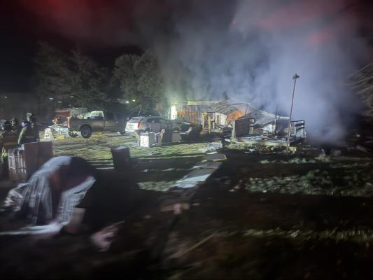 Normangee family loses home in fire