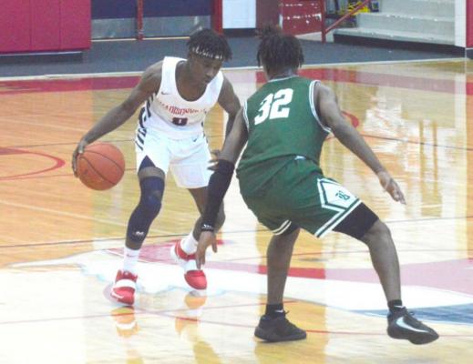 Rodney Brooks advances the ball during a Madisonville home game at MHS. CAMPBELL ATKINS
