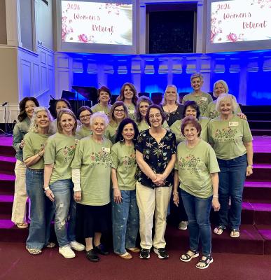 Members of the First Baptist Church gathered Saturday, March 7, 2026, for the church’s annual Women’s Retreat themed “Becoming Worthy Vessels.” The event featured guest speaker Rachel Norris, who shared an encouraging message with attendees. COURTESY PHOTO