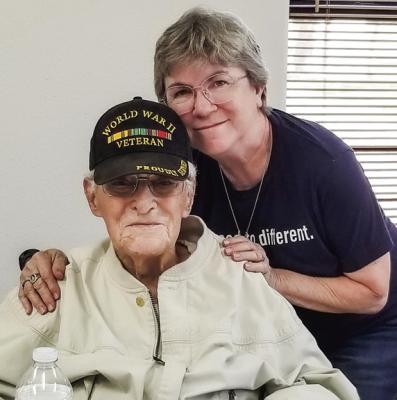 WWII VET HONORED WITH AMERICAN PATRIOT AWARD