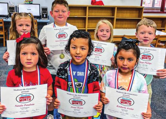 MES STUDENTS OF THE MONTH 