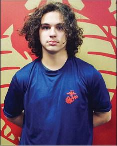 LOCAL STUDENT ENLIST IN MARINE CORPS