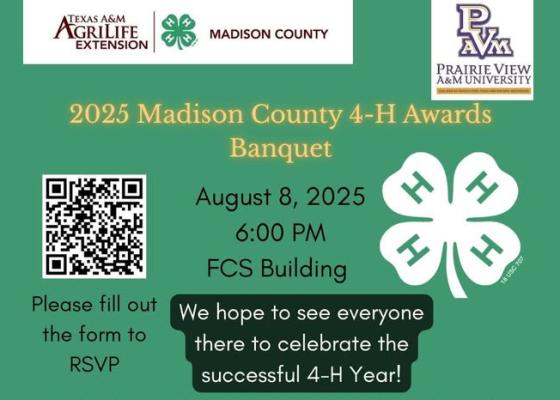 Register for 4-H awards banquet