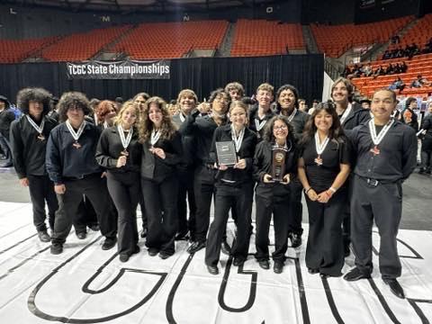 PERCUSSION TAKES THIRD