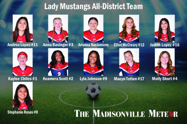 LADY MUSTANGS ALL-DISTRICT TEAM