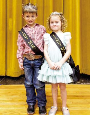 Clyde Parker and Paige Harris were named North Zulch's 2025 Tiny Mr. and Miss during homecoming festivities last week. COURTESY PHOTO BY NORTH ZULCH EX-STUDENTS ASSOCIATION