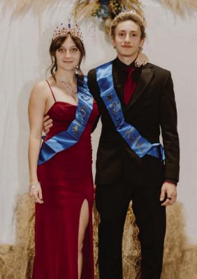 Keelea Kelley and Cahill Cook were crowned Prom Queen and King respectively at North Zulch High School’s “Under the Sea” themed Prom held Saturday, April 5 at the Madison County Fairgrounds. COURTESY PHOTO