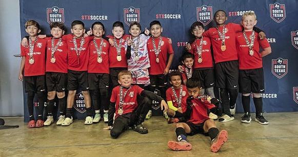 The FC Mustangs after their state championship win. Courtesy photo
