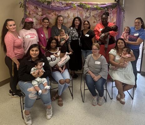 COURTESY PHOTO Mothers and children attend the Heart and Hands Family Care Center Mother’s Day dinner Friday, May 8 at First Baptist Church of Madisonville.