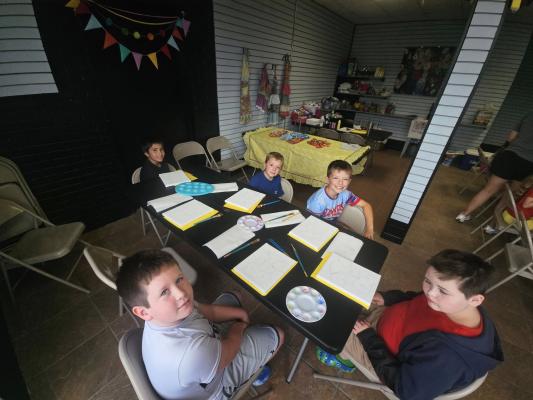 YOUTH ARTISTS PAINT WITH “MOO-TIVATION”