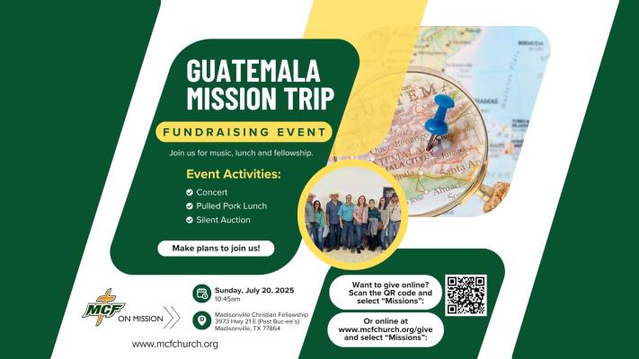 Church plans fundraiser for mission trip