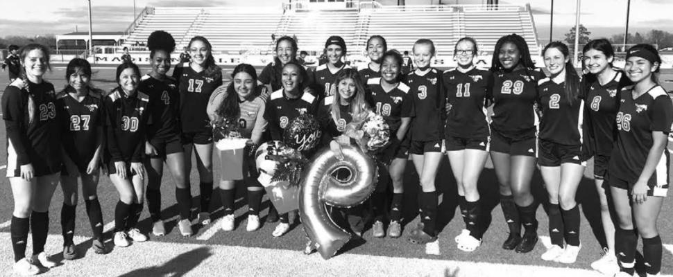 Madisonville men’s soccer seniors. COURTESY PHOTO