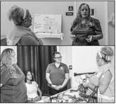 Healthcare providers &amp; community organizations showcase their services during the Thursday, Oct. 24, health fair at Riverwood Healthcare in Madisonville. The free event offered immunizations, health screenings &amp; wellness information to area residents. METEOR PHOTOS BY RICHARD SIRMAN