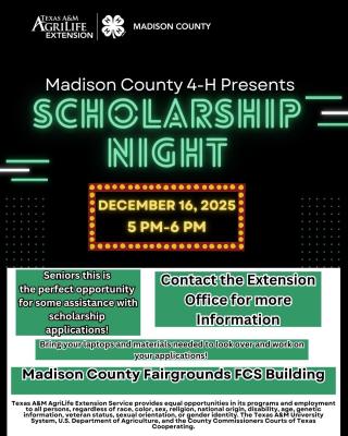 4-H seniors scholarship night