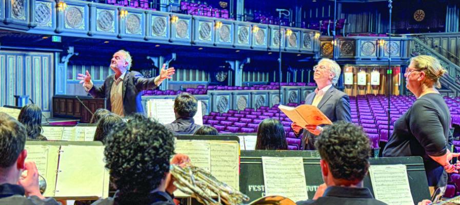 MCISD BAND PLAYS AT ROUND TOP FESTIVAL HILL CONCERT
