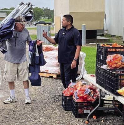 CADETS SERVE COMMUNITY AT LOCAL FOOD PANTRY