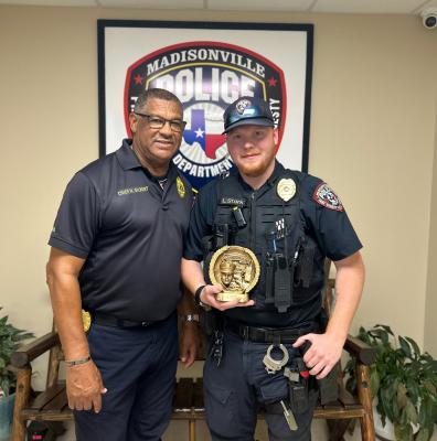 MADISONVILLE POLICE RECOGNIZES OFFICER STARK