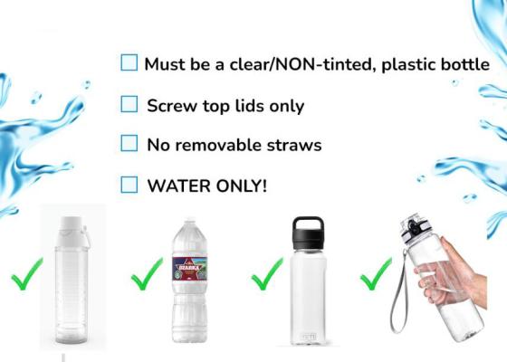 North Zulch schools require clear water bottles