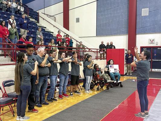 ANNUAL VETERAN’S DAY PROGRAM. METEOR PHOTO BY RICHARD SIRMAN