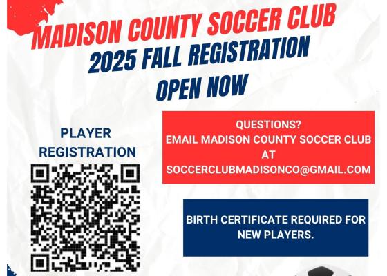 Soccer Club Opens Fall Registration