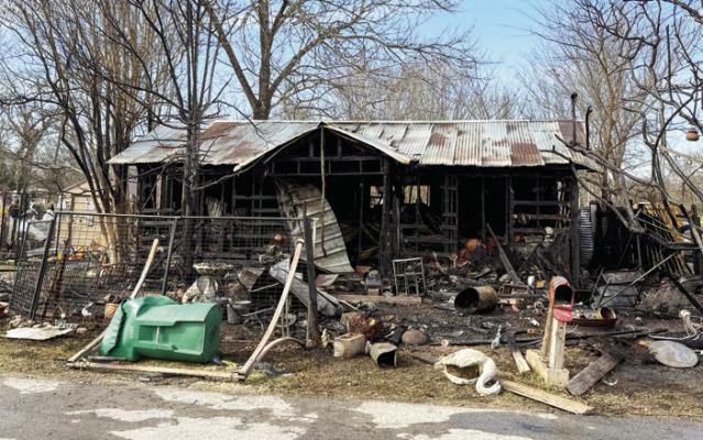 Space heater sparks fi re, levels East Limit home