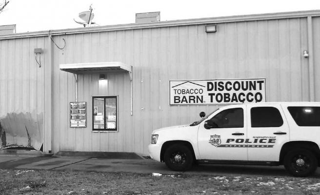 TOBACCO BARN COLLISION