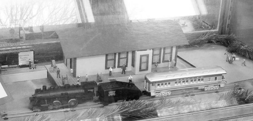 Charles Temme’s model train display cases are available for the public to view at the Madison County Museum available for the public to view at the Madison County Museum through January. PHOTO BY CAMPBELL ATKINS