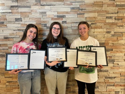 COURTESY PHOTO: Pictured, left to right: Abby Poe, Kate Hagaman and Darby Burke. 