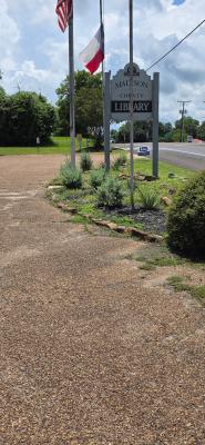 LIBRARY BLOOMS WITH NATIVE TEXAS PLANTS