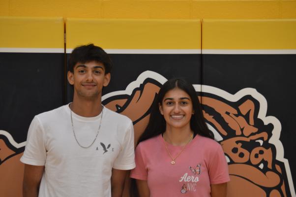 Ali and Ayesha Sunny at the North Zulch High School Gym