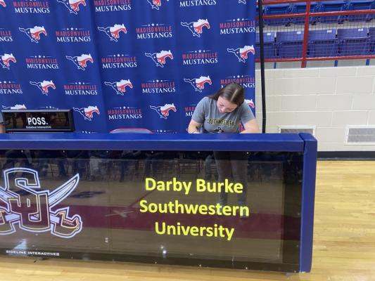 Darby Burke committed to playing softball at Southwestern University.