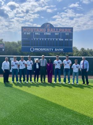 NEW SCOREBOARD AT MUSTANG BALLPARK