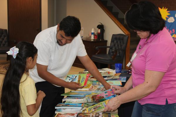 FAMILIES RECEIVE FREE BOOKS
