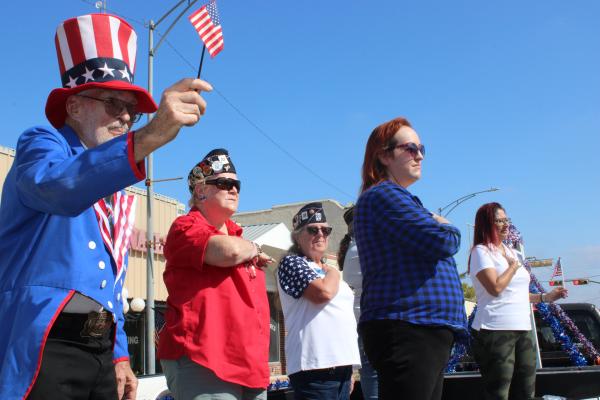 FLAGS WAVE AS MADISONVILLE HONORS MILITARY HEROES