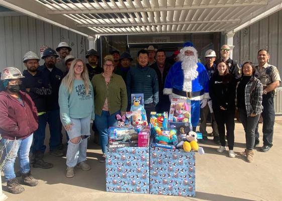 TEXAS INTERNAL PIPE COATING DONATES TO BLUE SANTA
