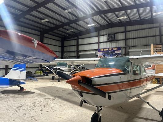 One of the airplanes of the fleet at Lazy 8 Flight School. METEOR PHOTO BY RICHARD SIRMAN