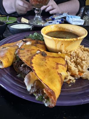 The Quesa Birria at Mr. Taco
