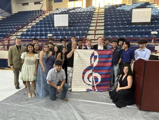 MUSTANG BAND SENIORS HONOR DIRECTOR