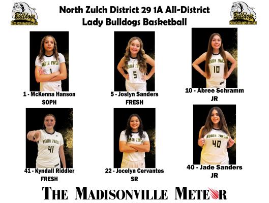 NORTH ZULCH DISTRICT 29 1A ALL-DISTRICT