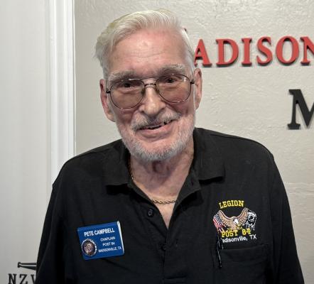 Peter Campbell has served as American Legion chaplain for 15 years