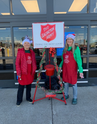 Salvation Army Red Kettle "Kick Off'