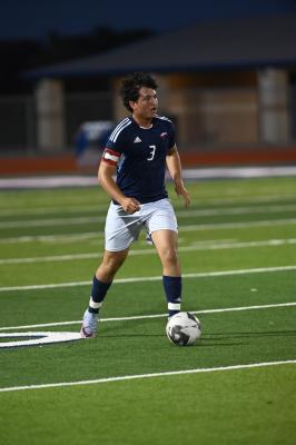The Varsity Mustangs soccer team during moments of play throughout the season. Courtesy photo